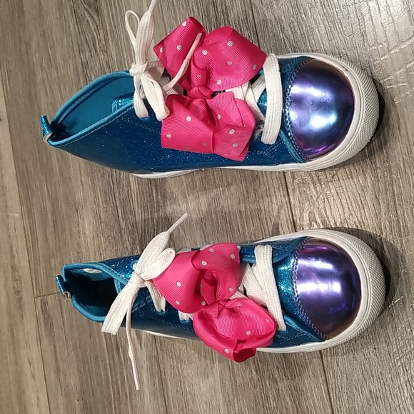 JoJo Siwa Shoes Jojos Siwa Girls Sz 3 Sparkly High Top Sneakers